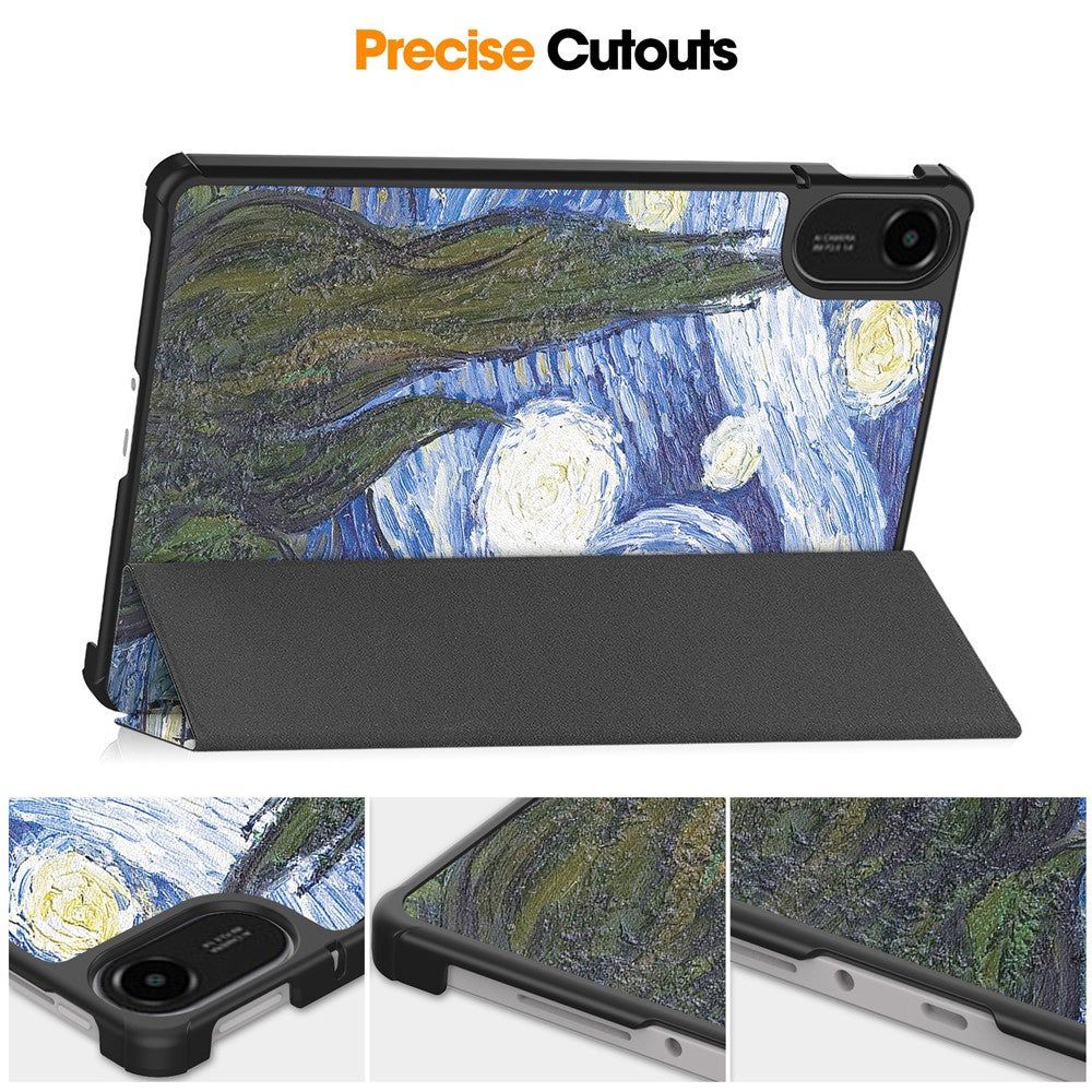 Custodia per Xiaomi Redmi Pad 2 Pro, Techsuit, FoldPro Starry Night, Multicolore
