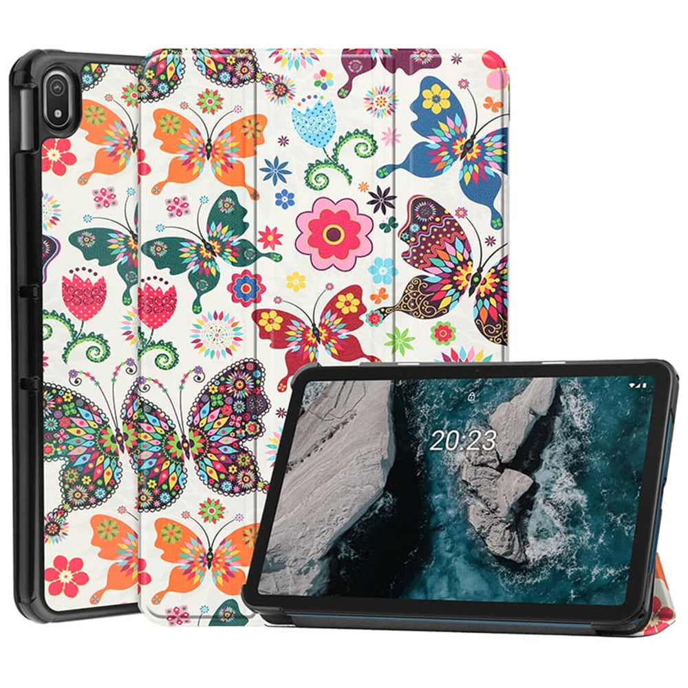Custodia per Xiaomi Redmi Pad 2, Techsuit, FoldPro Butterfly, Multicolore