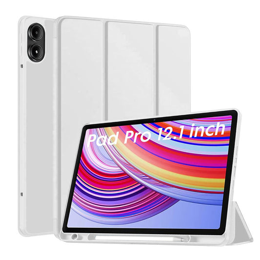 Custodia per Xiaomi Redmi Pad Pro / Pad / Pad Pro 5G, Techsuit, Flex Trifold, Grigio