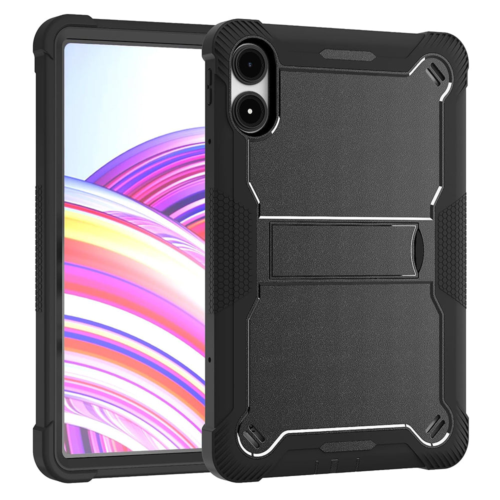 Custodia per Xiaomi Redmi Pad Pro / Pro 5G / Poco Pad, Techsuit, Rugged TabShell, Nera