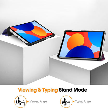 Custodia per Xiaomi Redmi Pad SE 8.7, Techsuit, FoldPro Galaxy, Multicolore