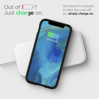 Custodia per Apple iPhone 12 / 12 Pro, Spigen, Ultra Hybrid, Nera ACS01703