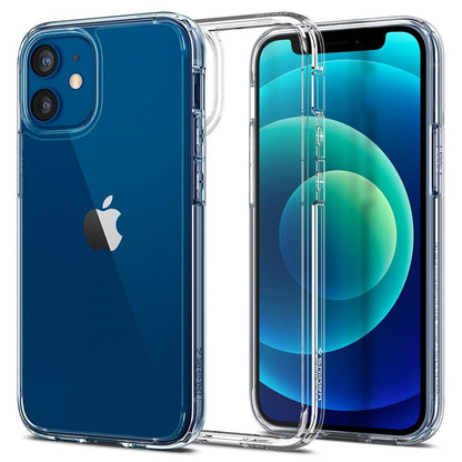 Custodia per Apple iPhone 12 / 12 Pro, Spigen, Ultra Hybrid, Trasparente ACS01702