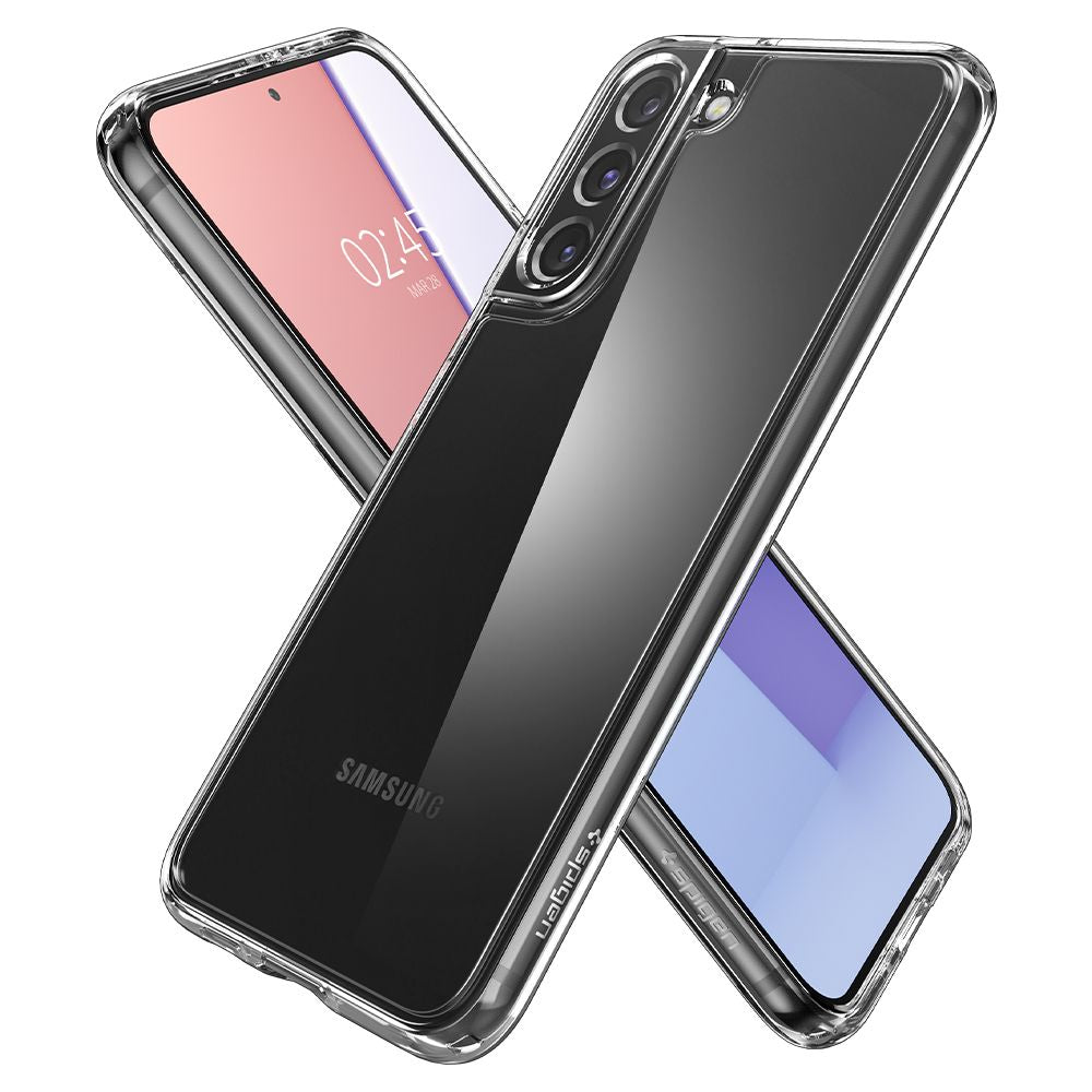 Custodia per Samsung Galaxy S22 5G S901, Spigen, Ultra Hybrid, Trasparente ACS03988