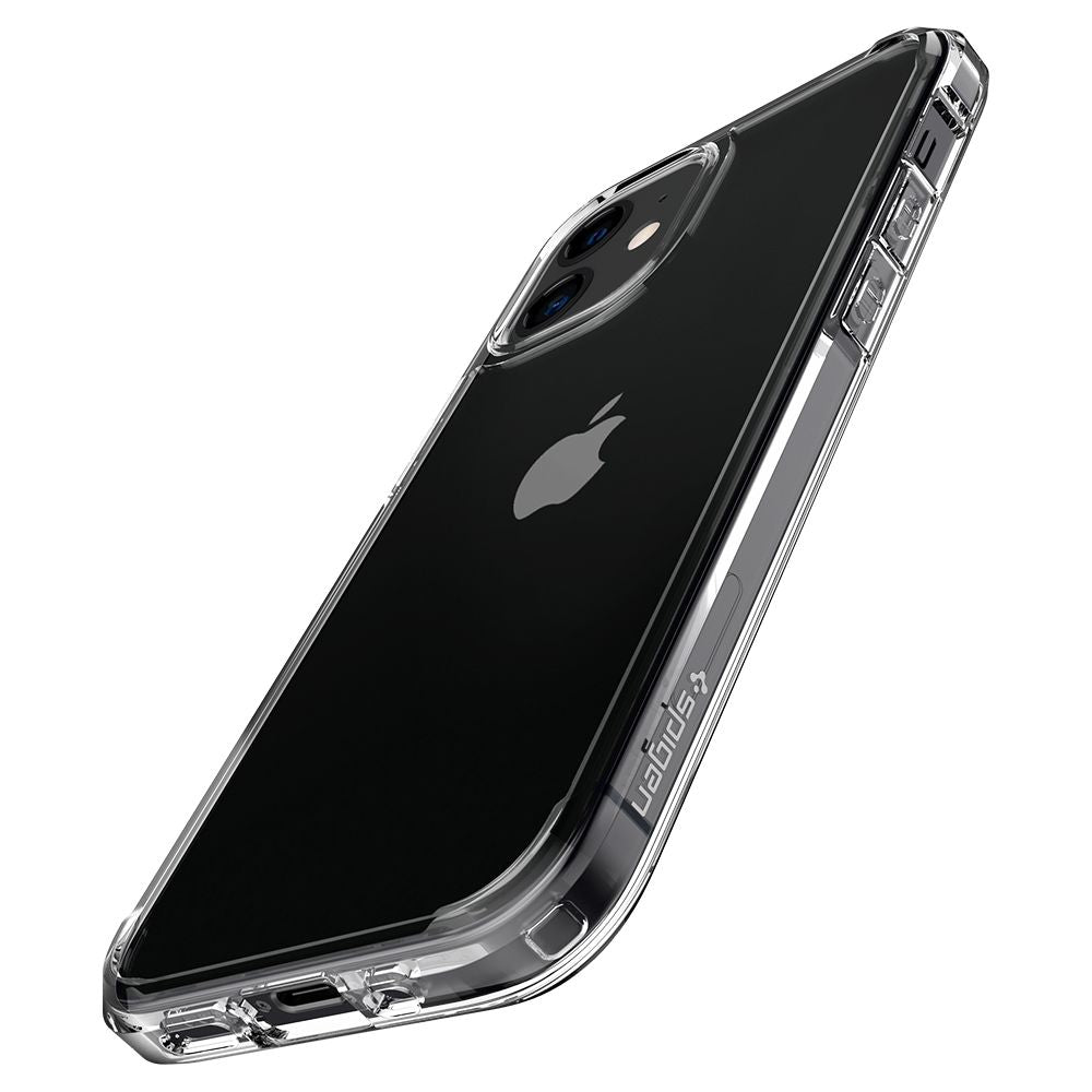 Custodia per Apple iPhone 12 / 12 Pro, Spigen, Ultra Hybrid, Trasparente ACS01702
