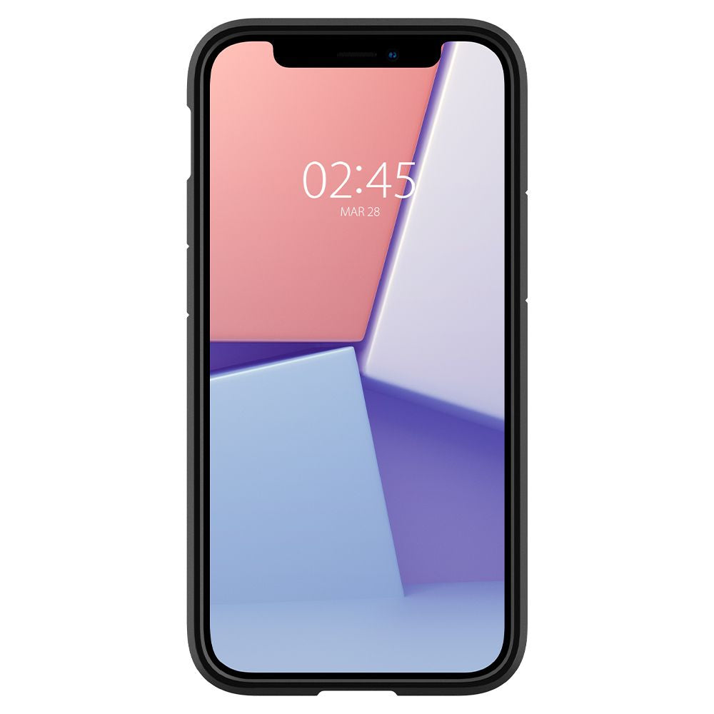 Custodia per Apple iPhone 12 / 12 Pro, Spigen, Ultra Hybrid, Nera ACS01703