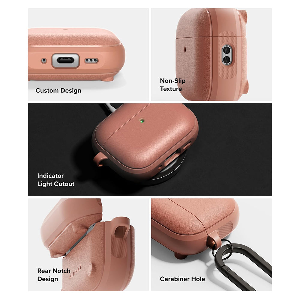 Custodia Ringke Onyx Magnetica Apple AirPods Pro 3, Bronzo