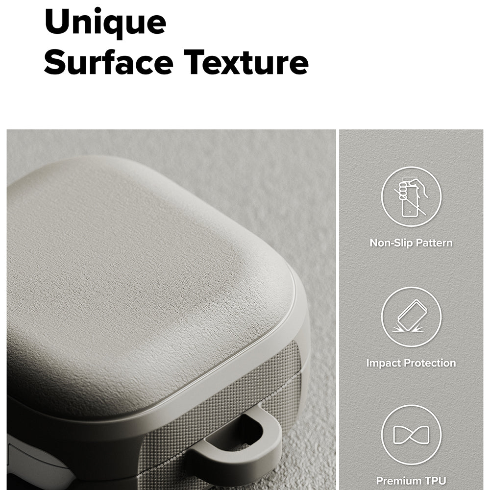 Custodia Ringke Onyx Magnetic per Samsung Galaxy Buds4 / Buds4 Pro, Grigia