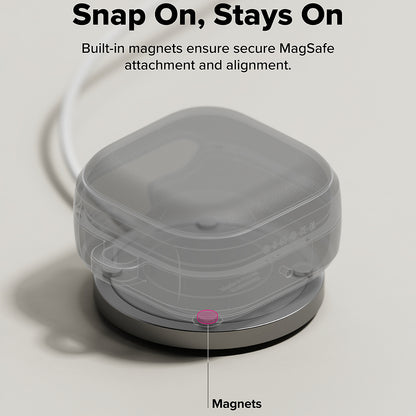 Custodia Ringke Onyx Magnetic per Samsung Galaxy Buds4 / Buds4 Pro, Grigia