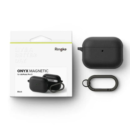 Custodia Ringke Onyx per Apple AirPods 3, Nera