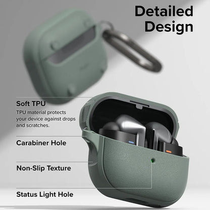 Custodia Ringke Onyx Magnetic per Samsung Galaxy Buds3 FE / Buds3 Pro / Buds3, Verde