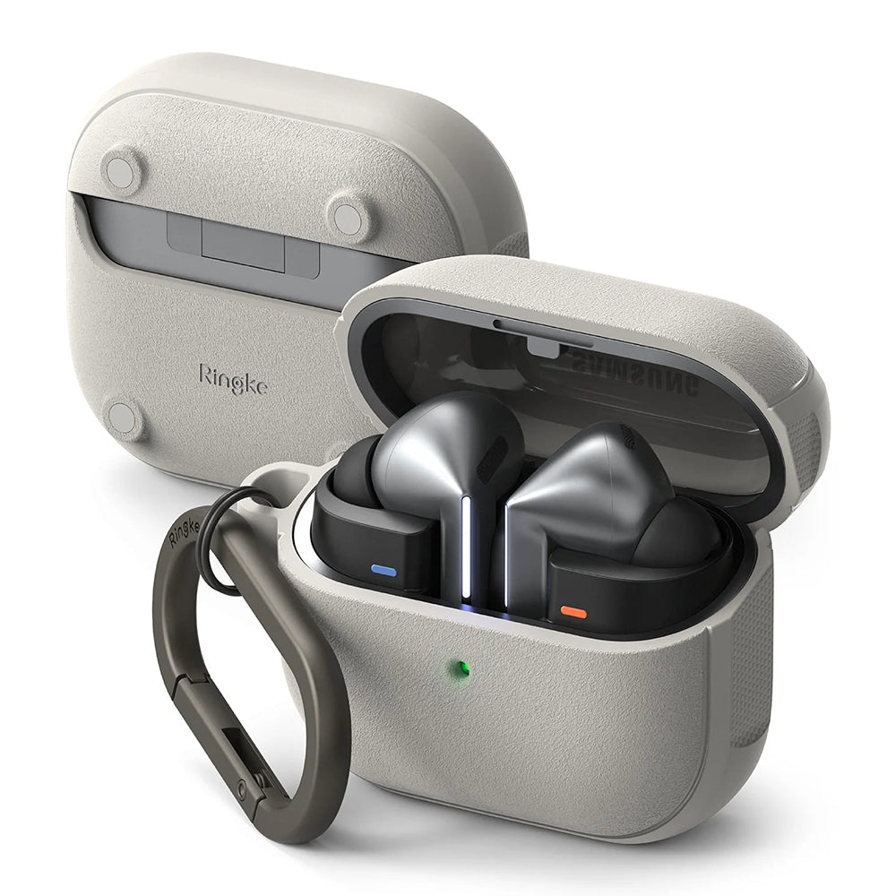 Custodia Ringke Onyx Magnetic per Samsung Galaxy Buds3 FE / Buds3 Pro / Buds3, Grigio