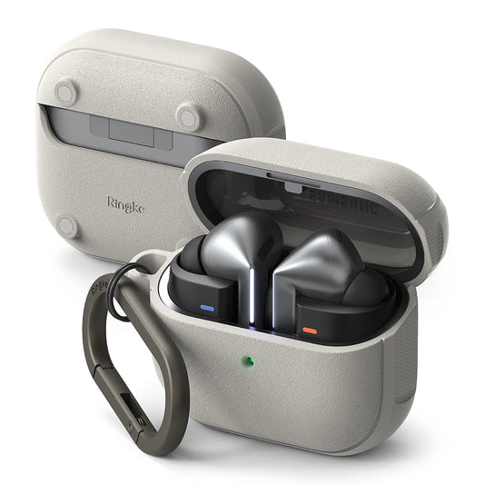Custodia Ringke Onyx Magnetic per Samsung Galaxy Buds3 FE / Buds3 Pro / Buds3, Grigio