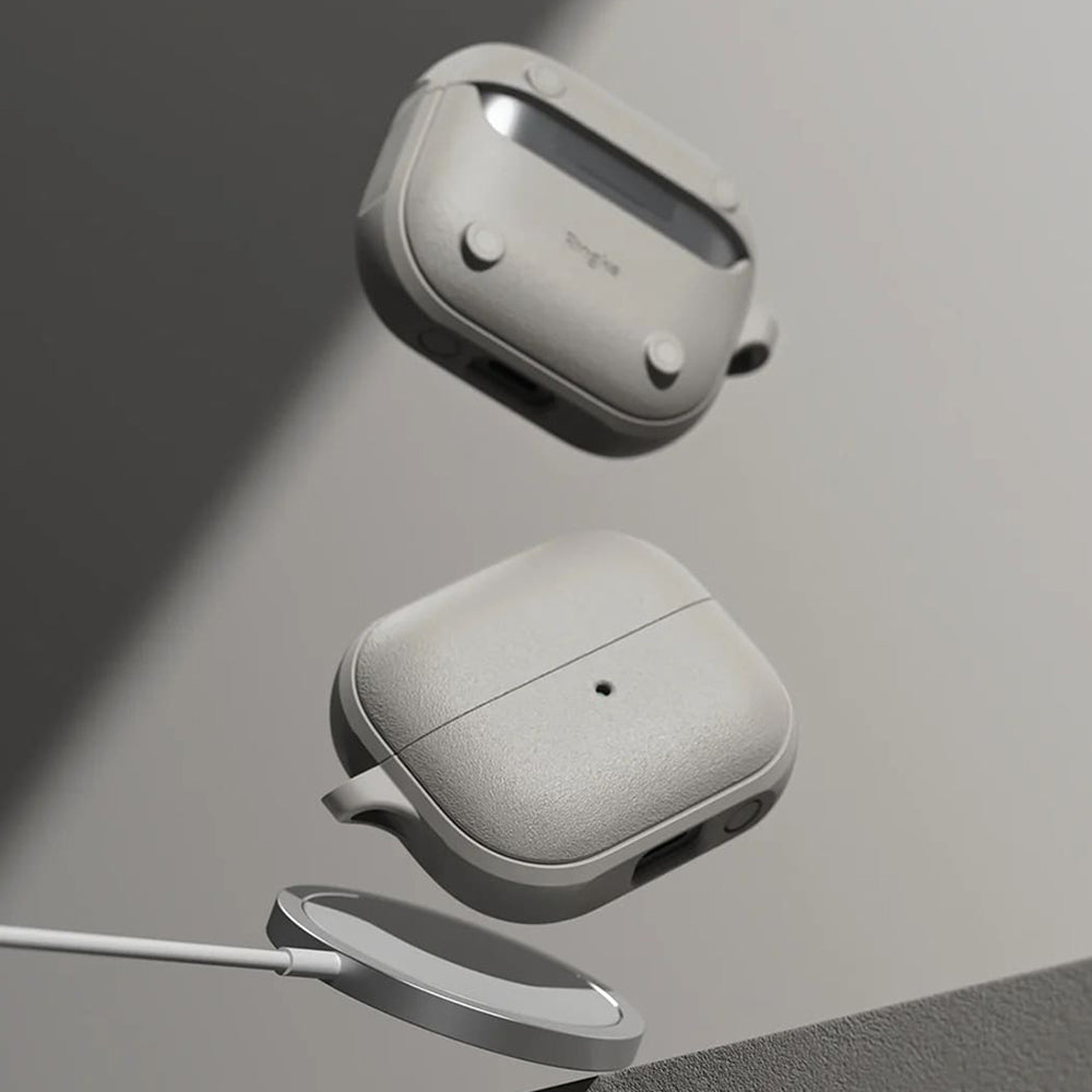 Custodia Ringke Onyx Magnetic per Samsung Galaxy Buds3 FE / Buds3 Pro / Buds3, Grigio