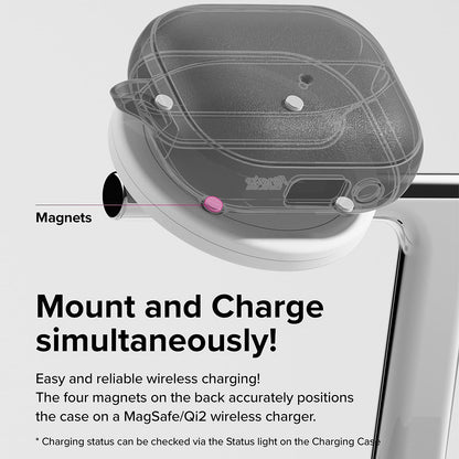 Custodia Ringke Onyx per Samsung Galaxy Buds3 FE / Buds3 Pro / Buds3, Nera