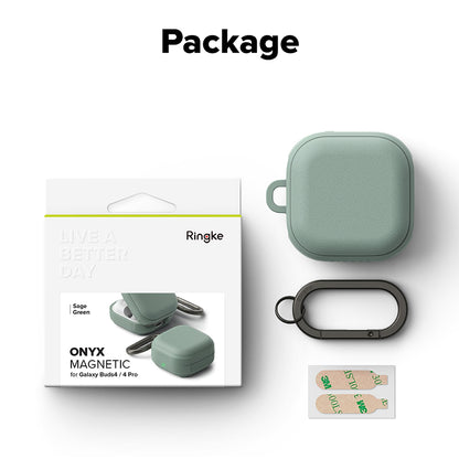 Custodia Ringke Onyx Magnetic per Samsung Galaxy Buds4 / Buds4 Pro, Verde