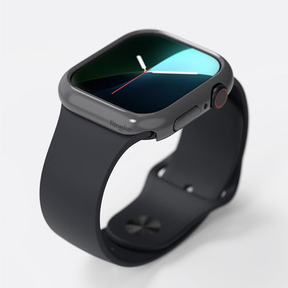 Custodia Ringke Slim per Apple Watch Series 10 / 11 42mm, Set da 2 pezzi, Nero Opaco / Trasparente