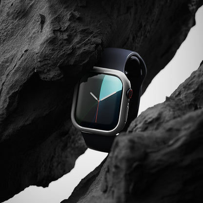 Custodia Ringke Slim per Apple Watch Series 10 / 11 42mm, Set da 2 pezzi, Nero Opaco / Trasparente