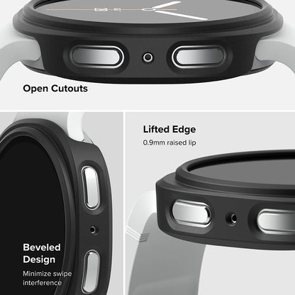 Custodia Ringke Slim per Samsung Galaxy Watch8 44mm, Set 2 pezzi, Nera Opaca