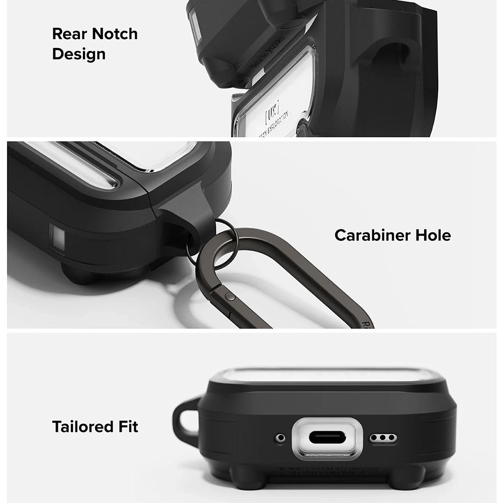 Custodia Ringke UX per Apple AirPods Pro 3, Trasparente