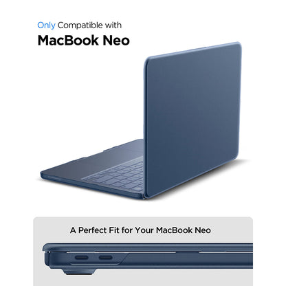 Custodia Spigen Airskin per Apple MacBook Neo 13 pollici, Indigo Satinata ACS11814