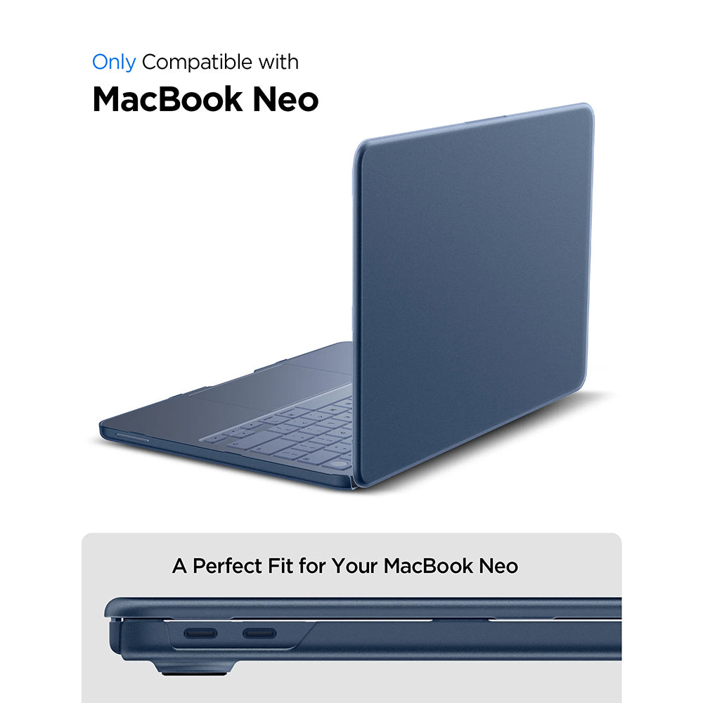 Custodia Spigen Airskin per Apple MacBook Neo 13 pollici, Trasparente Satinata ACS11543