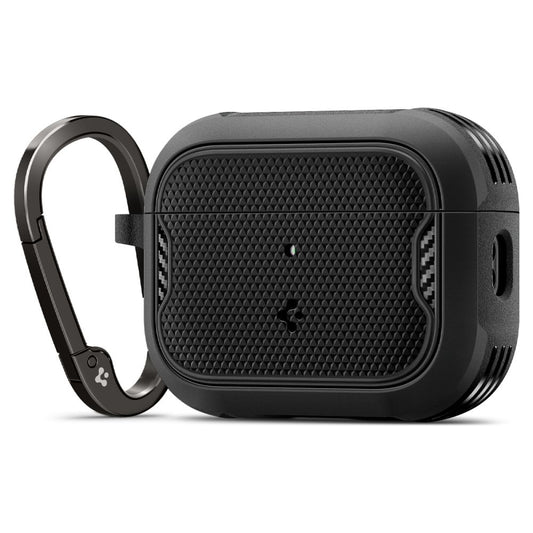 Custodia Spigen Core Armor per Apple AirPods Pro 3, Nera Opaca