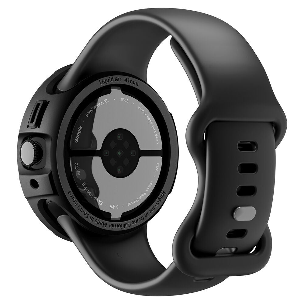Custodia Spigen Liquid Air per Google Pixel Watch 4 41mm, Nero Opaco ACS09483