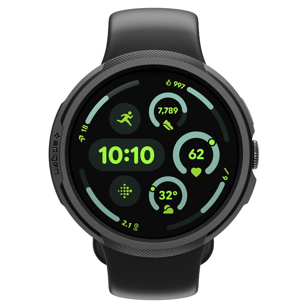 Custodia Spigen Liquid Air per Google Pixel Watch 4 41mm, Nero Opaco ACS09483