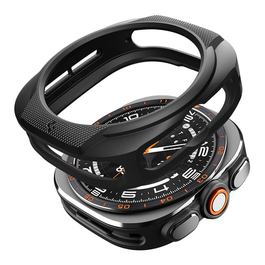 Custodia Spigen Liquid Air per Samsung Galaxy Watch Ultra2, Nero Opaco ACS11610