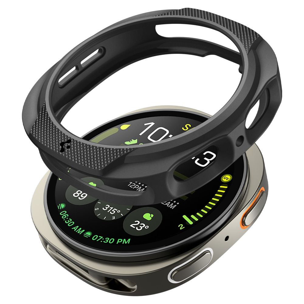 Custodia Spigen Liquid Air per Samsung Galaxy Watch8 40mm, Nera Opaca ACS09840