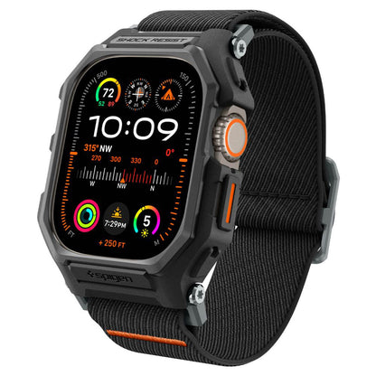 Custodia Spigen Lite Fit Pro per Apple Watch Ultra Series, Nero Opaco ACS07104