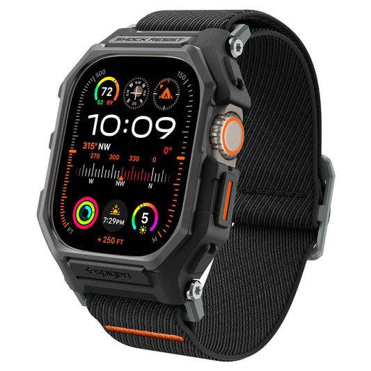 Custodia Spigen Lite Fit Pro per Apple Watch Ultra Series, Nero Opaco ACS07104