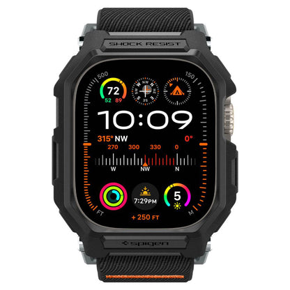 Custodia Spigen Lite Fit Pro per Apple Watch Ultra Series, Nero Opaco ACS07104