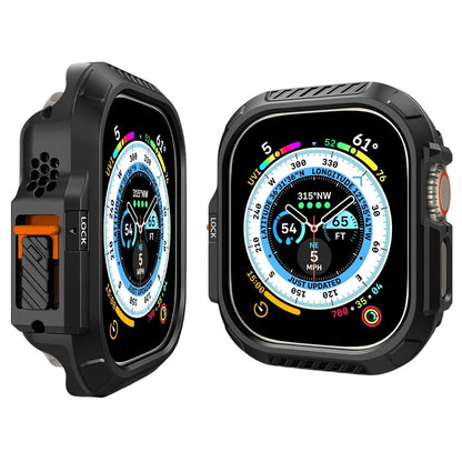 Custodia Spigen Lock Fit per Apple Watch Ultra Series, Nera Opaca ACS06208