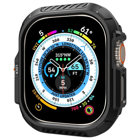 Custodia Spigen Lock Fit per Apple Watch Ultra Series, Nera Opaca ACS06208