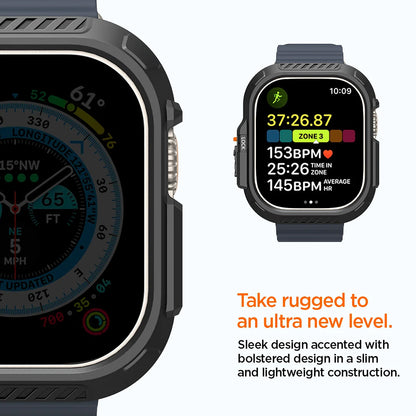 Custodia Spigen Lock Fit per Apple Watch Ultra Series, Nera Opaca ACS06208