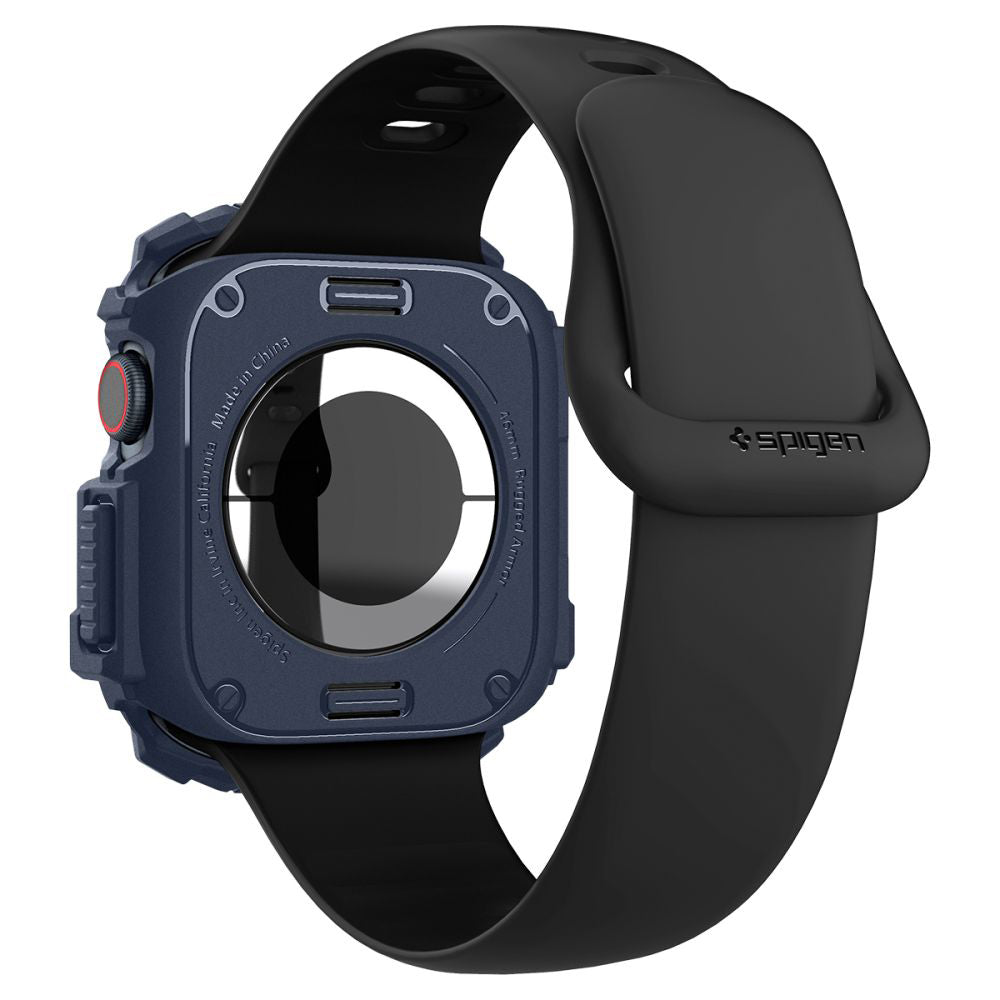 Custodia Spigen Rugged Armor per Apple Watch Series 10 / 11 46mm, Blu Navy ACS08599
