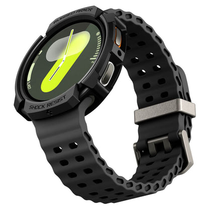 Custodia Spigen Rugged Armor per Samsung Galaxy Watch8 40mm, Nera ACS10004