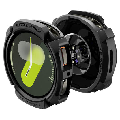 Custodia Spigen Rugged Armor per Samsung Galaxy Watch8 40mm, Nera ACS10004