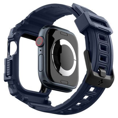 Custodia Spigen Rugged Armor Pro per Apple Watch Series 10 / 11 46mm, Blu Navy