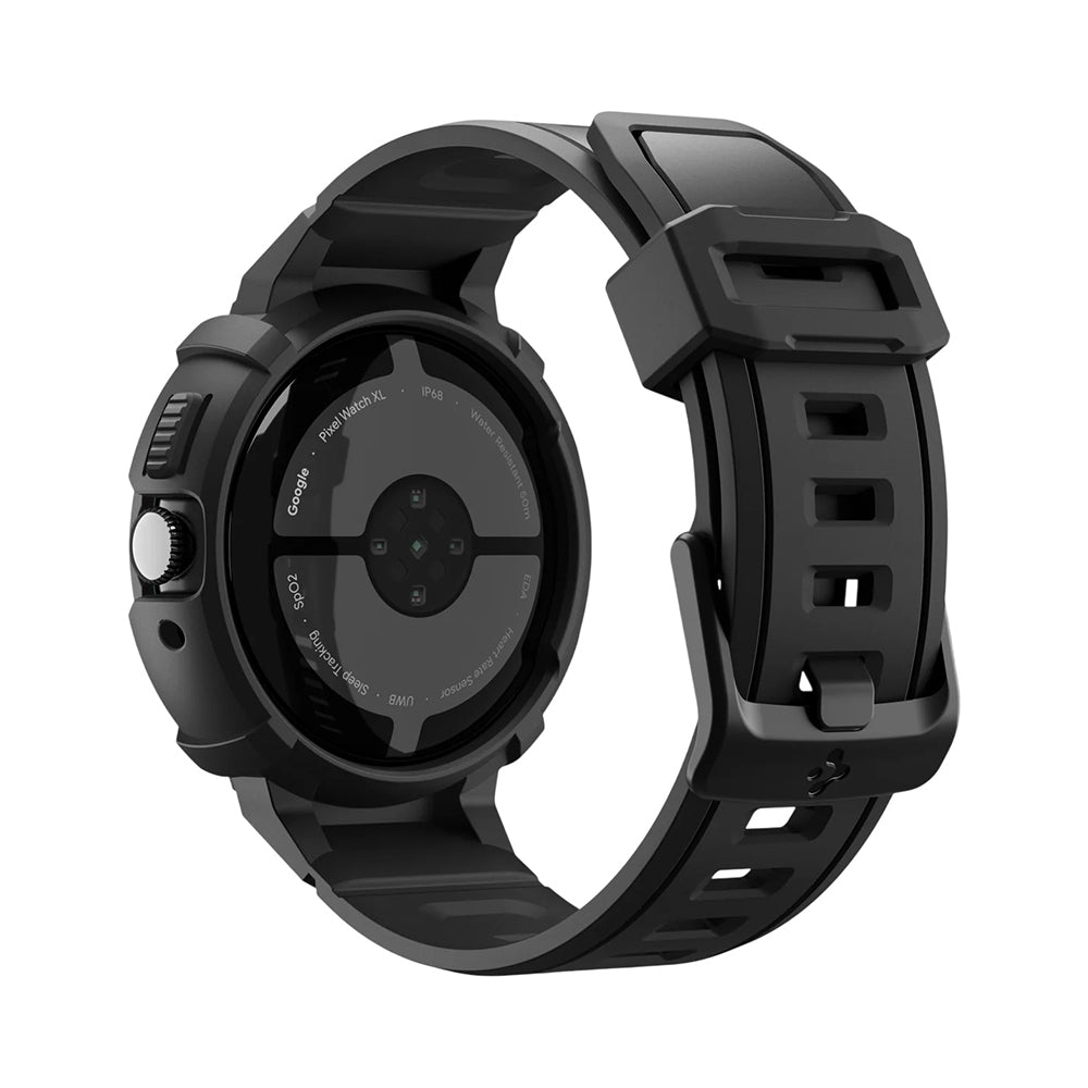 Spigen Rugged Armor Pro Case for Google Pixel Watch 41mm Series, Black ACS09484