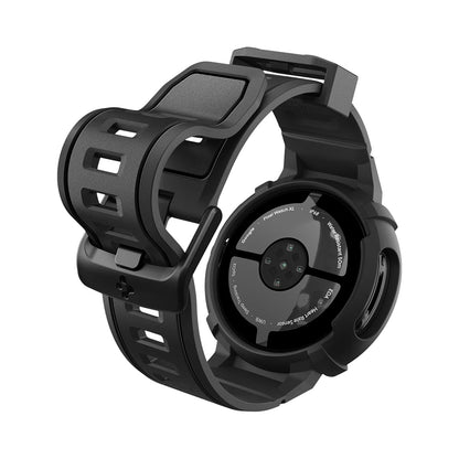 Spigen Rugged Armor Pro Case for Google Pixel Watch 41mm Series, Black ACS09484