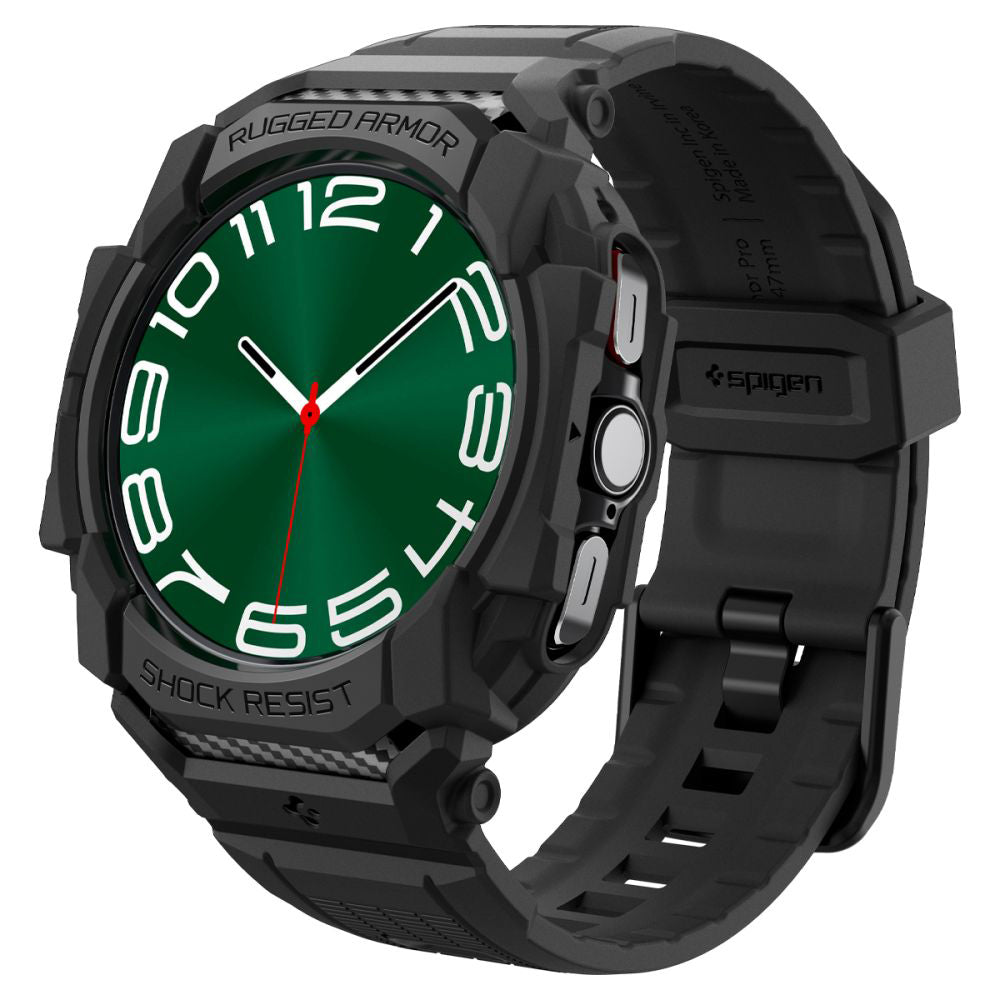 Custodia Spigen Rugged Armor Pro per Samsung Galaxy Watch Ultra, Nera ACS08427