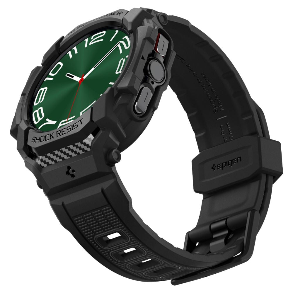 Custodia Spigen Rugged Armor Pro per Samsung Galaxy Watch Ultra, Nera ACS08427