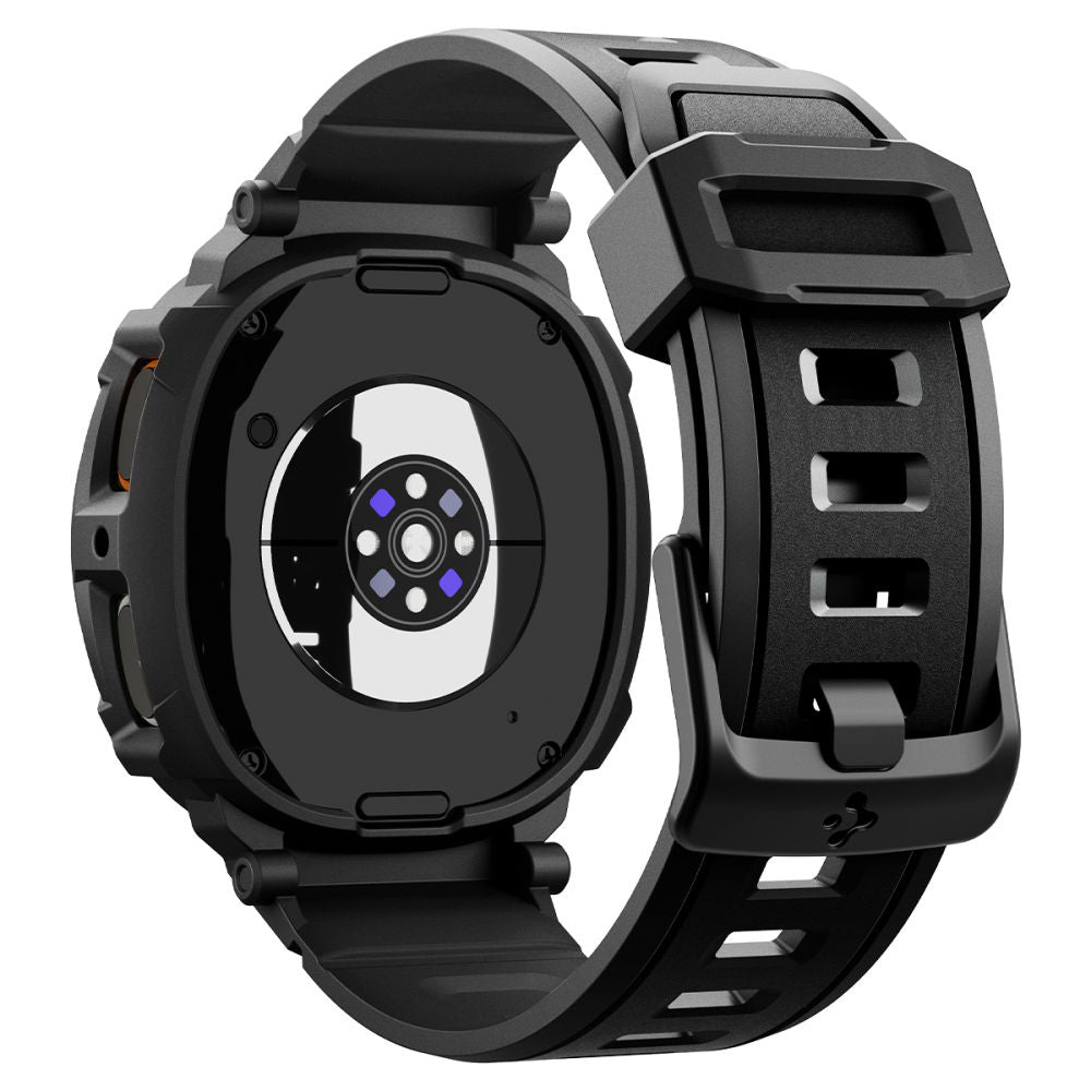 Custodia Spigen Rugged Armor Pro per Samsung Galaxy Watch8 44mm, Nera ACS10007