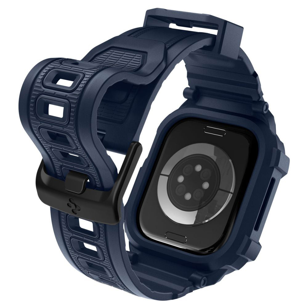 Custodia Spigen Rugged Armor Pro V2 per Apple Watch Series 10 / 11 42mm, Blu Navy ACS10495