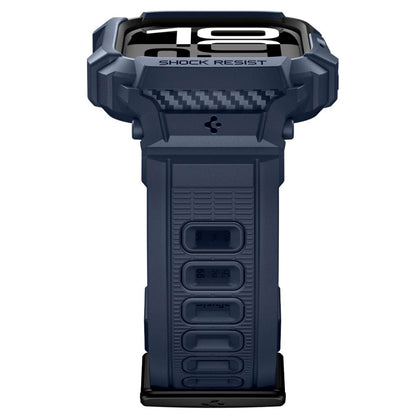 Custodia Spigen Rugged Armor Pro V2 per Apple Watch Series 10 / 11 42mm, Blu Navy ACS10495