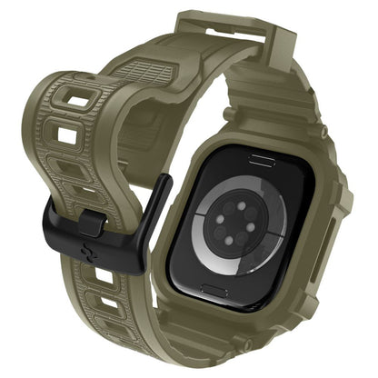 Custodia Spigen Rugged Armor Pro V2 per Apple Watch Series 10 46mm, Kaki