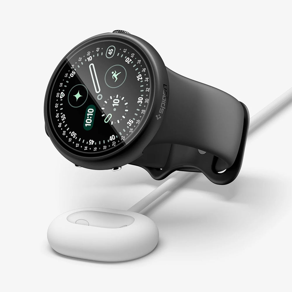 Custodia Spigen Thin Fit 360 per Google Pixel Watch Series da 41 mm, nera ACS11750